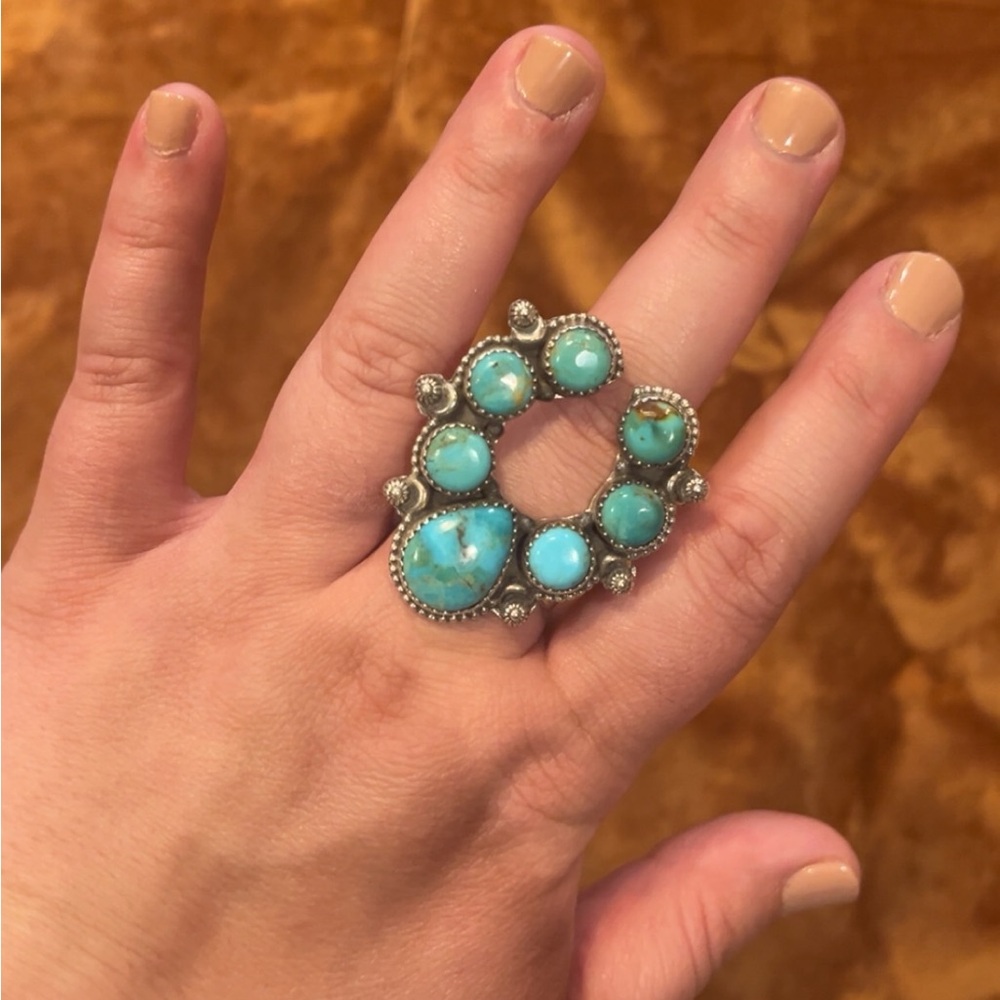 Turquoise and Sterling Silver Ring
